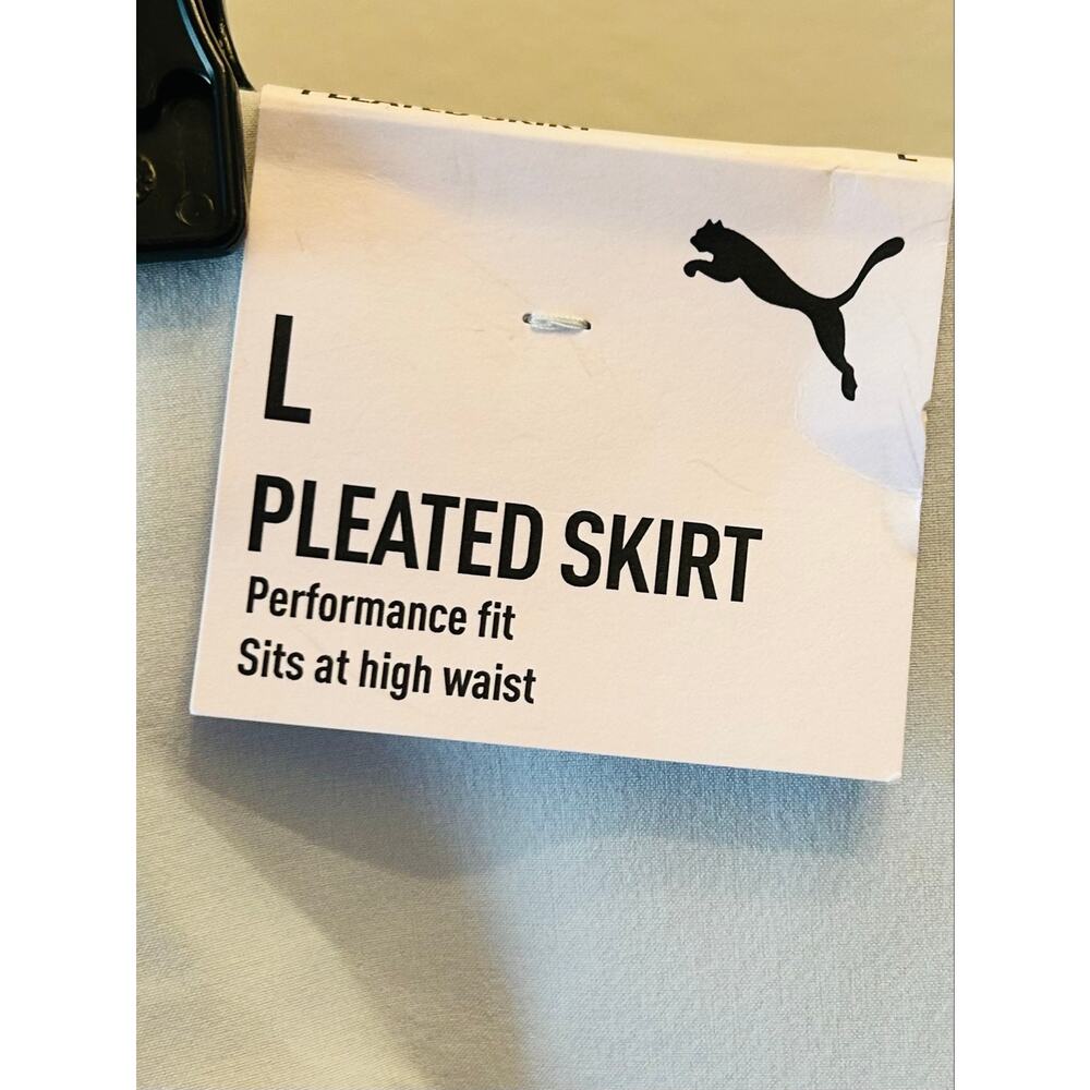 PUMA Golf Skort Pleated Performance Built-In Shorts Sage Green Large NWT 15" - Picture 6 of 16